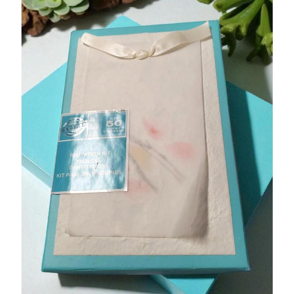 Gartner Studios Ivory Natural Invitation Kit - 50 Count - New